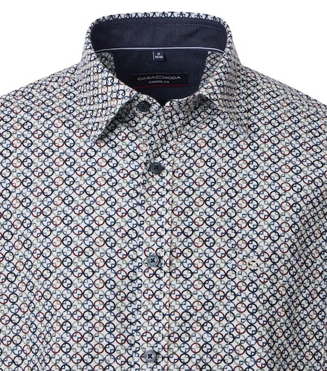 Freizeithemd Print Casual Fit