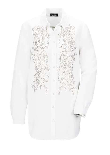 GOLDNER Blouse. Puur katoen Overhemdblouse
