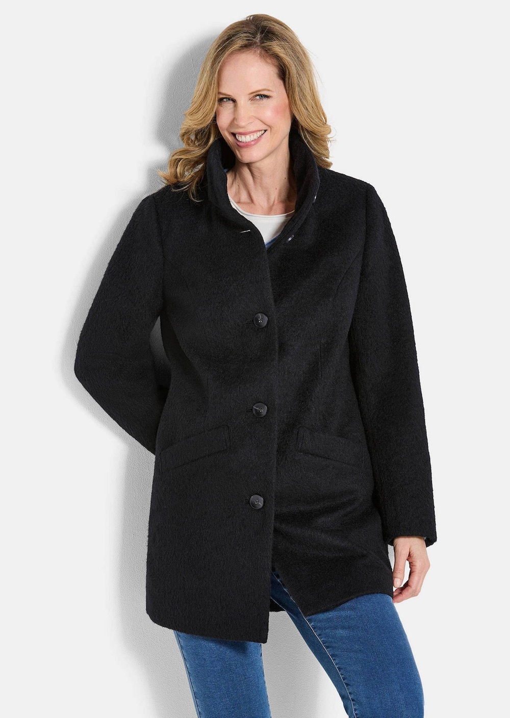 Stepp-Winterjacke mit Kapuze