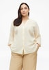 Semitransparente Bluse mit Struktur