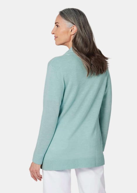 Langarm Cardigan aus Merino