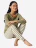 Schiesser Damen Pyjama Casual Essentials linde