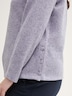Soft-Touch Sweatshirt mit Knopfdetails