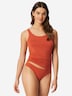 Schiesser Damen Tai-Slip Modal Essentials 2-Pack terracotta,creme