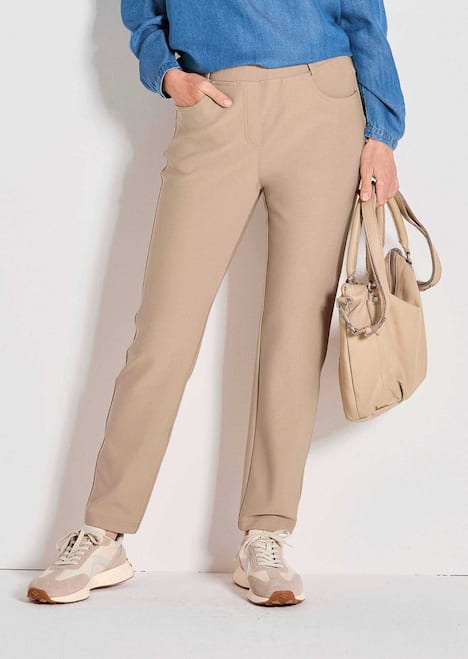 GOLDNER Broek LOUISA Broek LOUISA met fijne keperstructuur