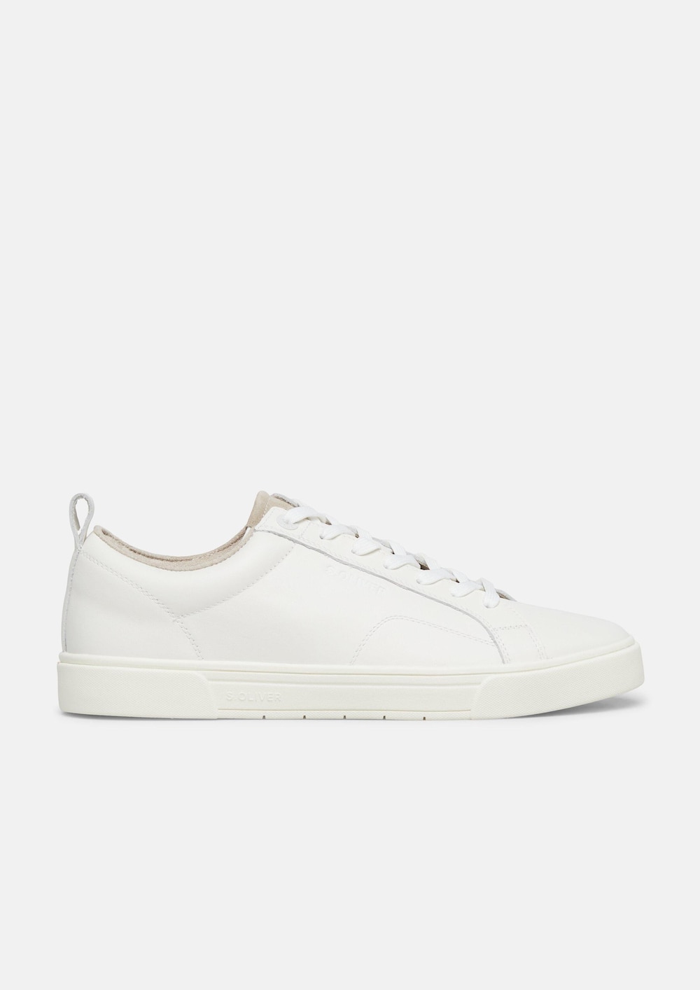 Leder-Sneaker mit Schnürung