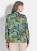 Viskose-Satin-Bluse mit Paisley-Muster