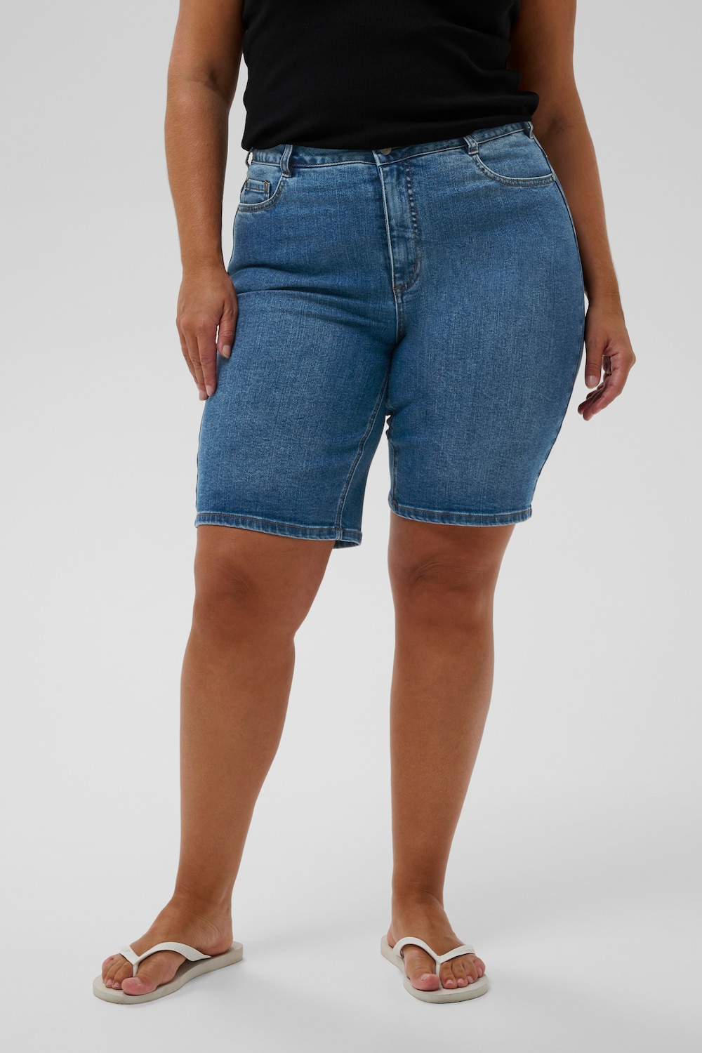 Denim short Regular fit