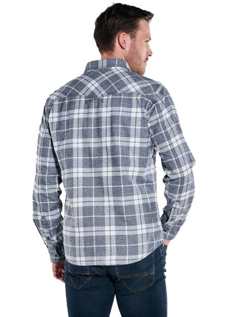 engbers Herren Overshirt kariert , Anthrazit