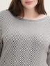 Pullover mit Fischgrätenmuster