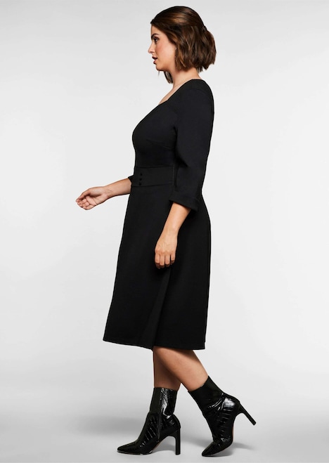 Cocktailkleid 3/4-Arm Uni