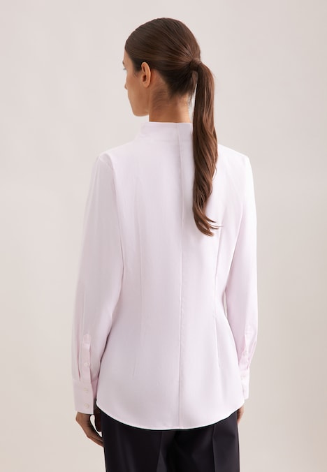 Damen Kelchkragenbluse - Uni