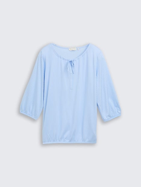 Bluse mit Streifenmuster