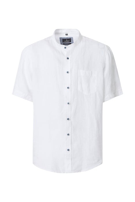 Leinenhemd Kurzarm uni Casual Fit
