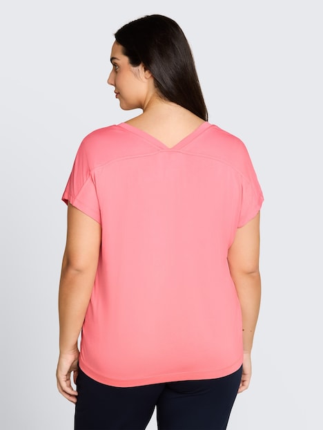 T-Shirt mit V-Ausschnitt