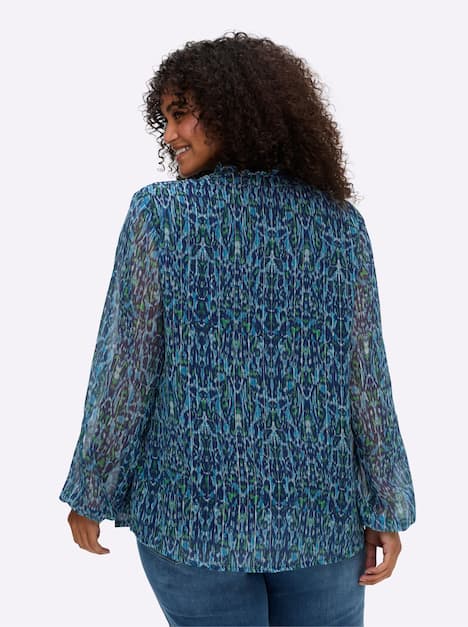 Tunika Langarm Stehkragen