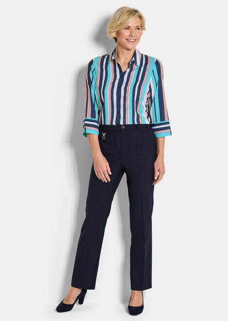 Blusenshirt mit Streifenmuster