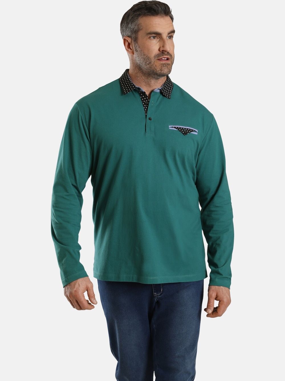 Charles Colby Langarm-Poloshirt EARL WYETT