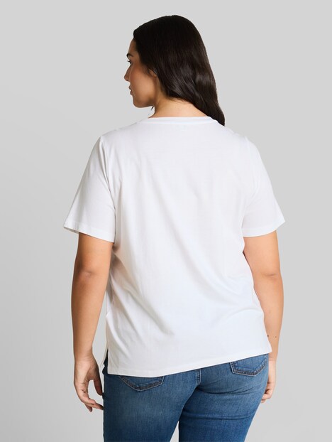 Boxy Fit T-Shirt mit Brusttasche