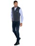 engbers Herren Sakko-Weste slim fit , Indigoblau