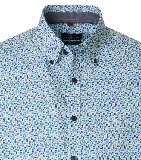 Freizeithemd Kurzarm Print Casual Fit