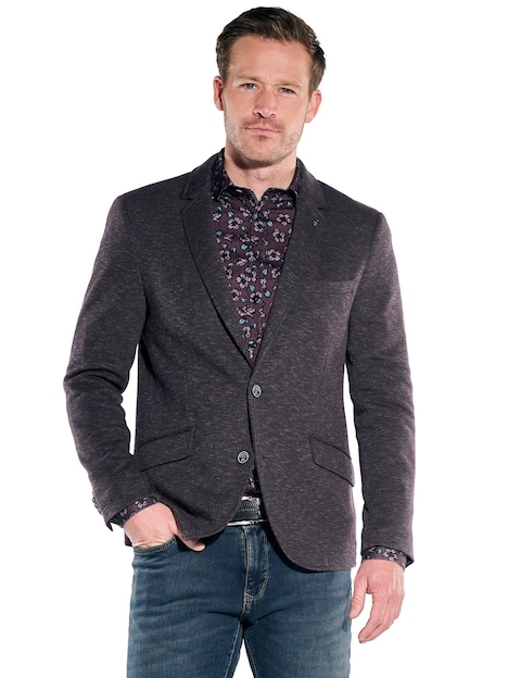 Herren Freizeit-Sakko regular , Bordeaux