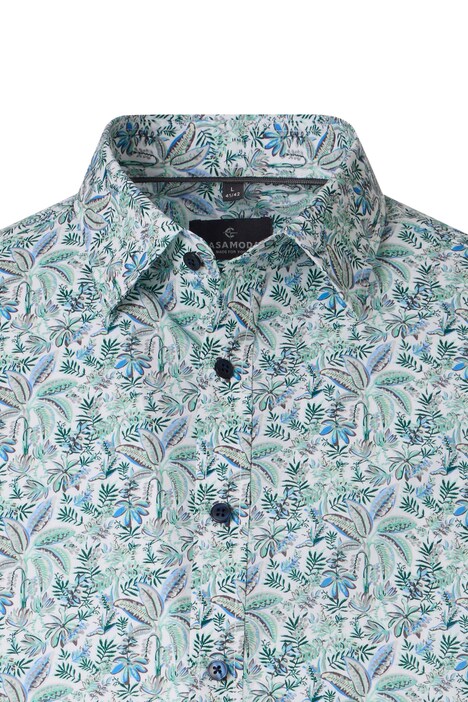 Freizeithemd Langarm Print Casual Fit