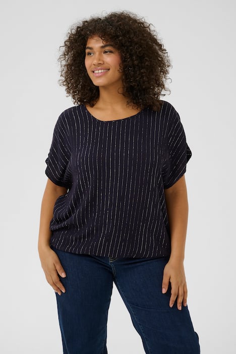 Kurzarm-Bluse Loose fit