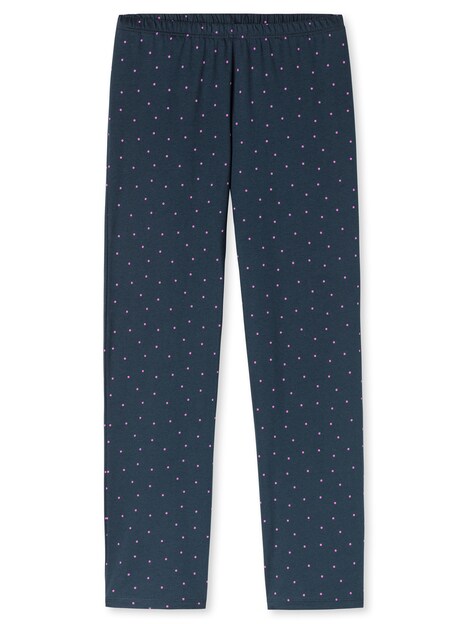 Schiesser Damen Schlafanzug Casual Essentials deepblue