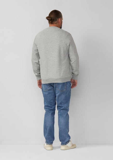 Weiches Sweatshirt mit Artwork im Relaxed Fit | Wintersport-Kollektion