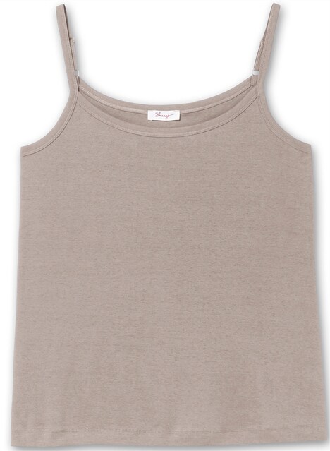 Spaghettitop Ärmellos Uni Ohne Kragen