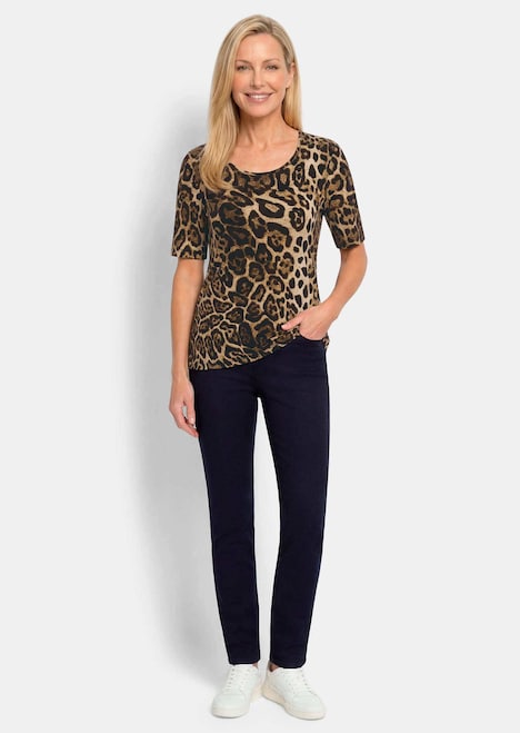 Shirt mit elegantem Leo Print