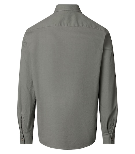 Hemdjacke uni Casual Fit