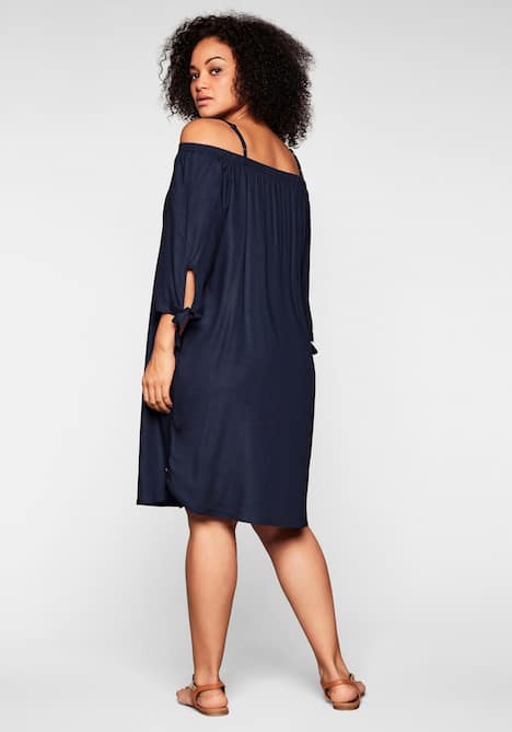 Strandkleid 3/4-Arm keine Angabe Ohne Kragen