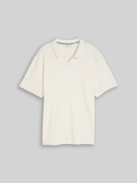 Poloshirt mit Ottoman-Struktur