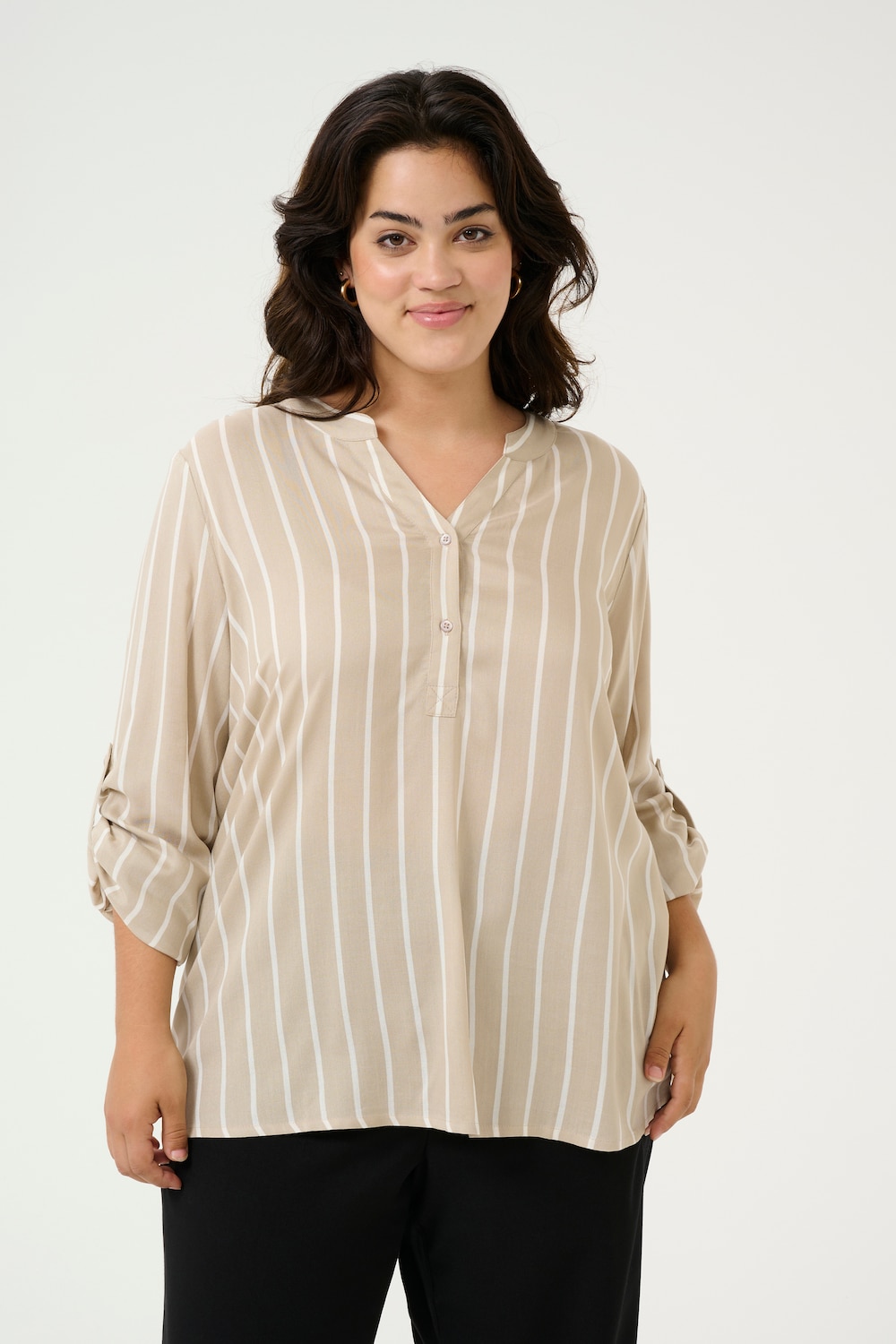 Langarm-Bluse Regular fit