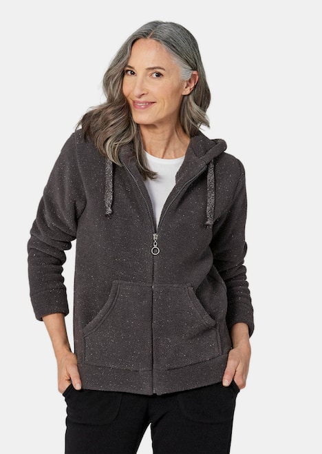 Kuschelige Flausch-Freizeitjacke