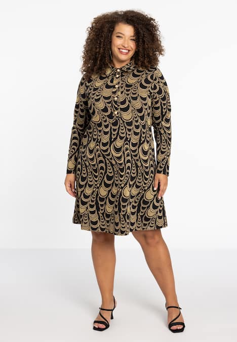 Kleid mit Knopfverschluss