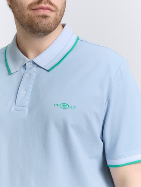 Piqué Poloshirt mit Stretch