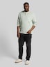 Henley Langarmshirt mit Waffelstruktur