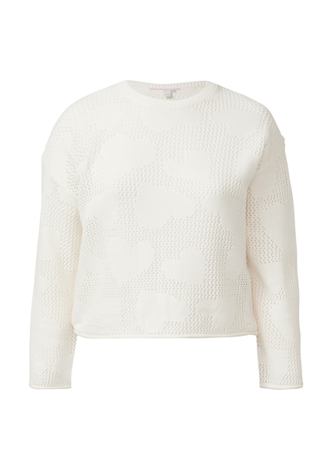 Transparenter Pullover