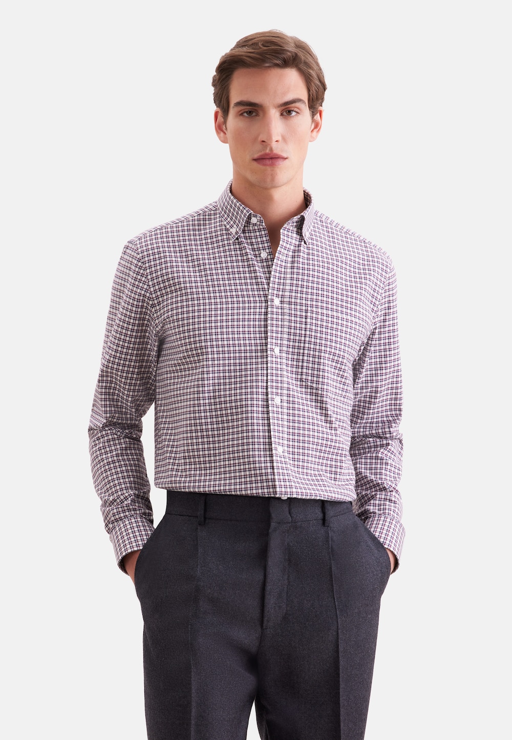 Herren Flanellhemd - Karo