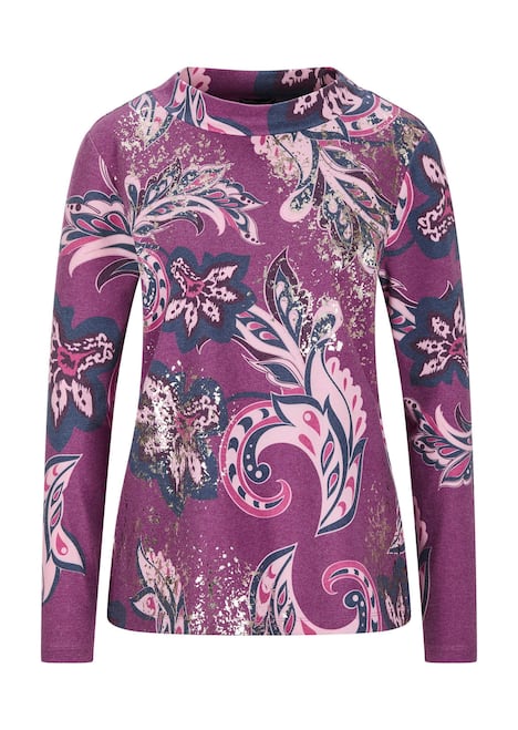 Langarmshirt im Paisley-Design