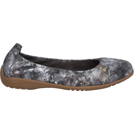 Damen Ballerina Fenja 01, anthrazit-multi