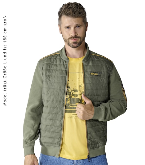 Sweatjacke uni