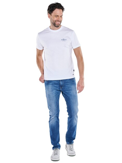 Herren Jubiläums T-Shirt , Reinweiss