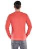 Herren Rundhals Shirt , Rot