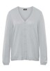 Weiche Kaschmirstrickjacke mit V-Ausschnitt