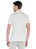 Herren Poloshirt mit Knopfleiste , Reinweiss