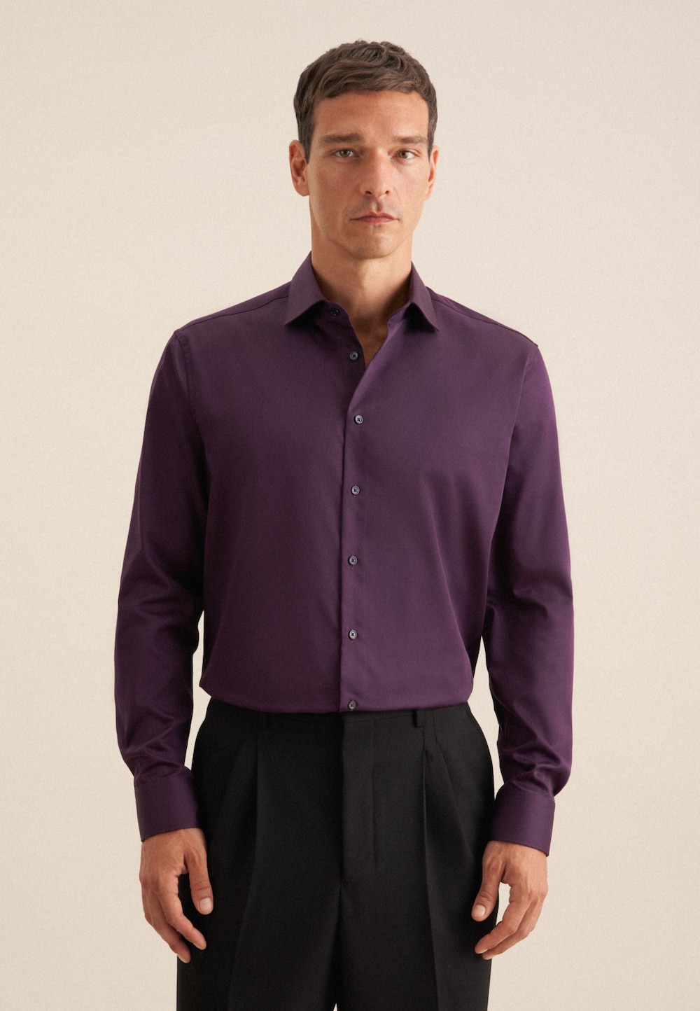 Herren Business Hemd - Uni